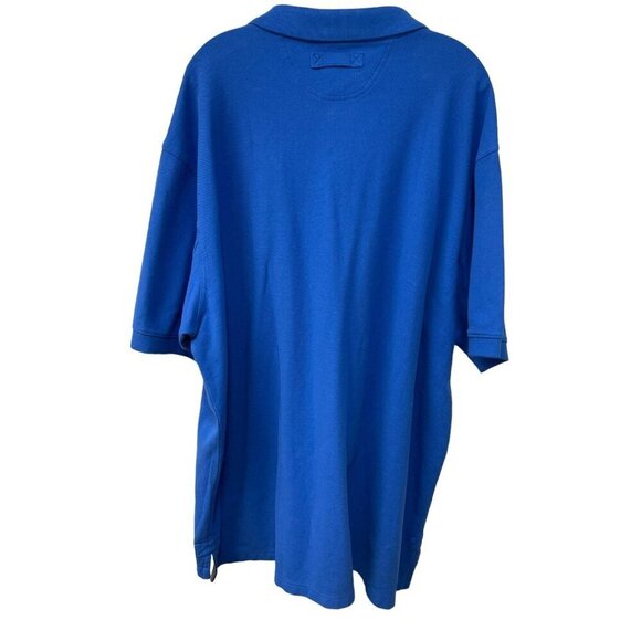 Duluth Trading Co Cotton Shirt Men's 2XL Polo Longtail Outdoor Blue - Picture 5 of 6